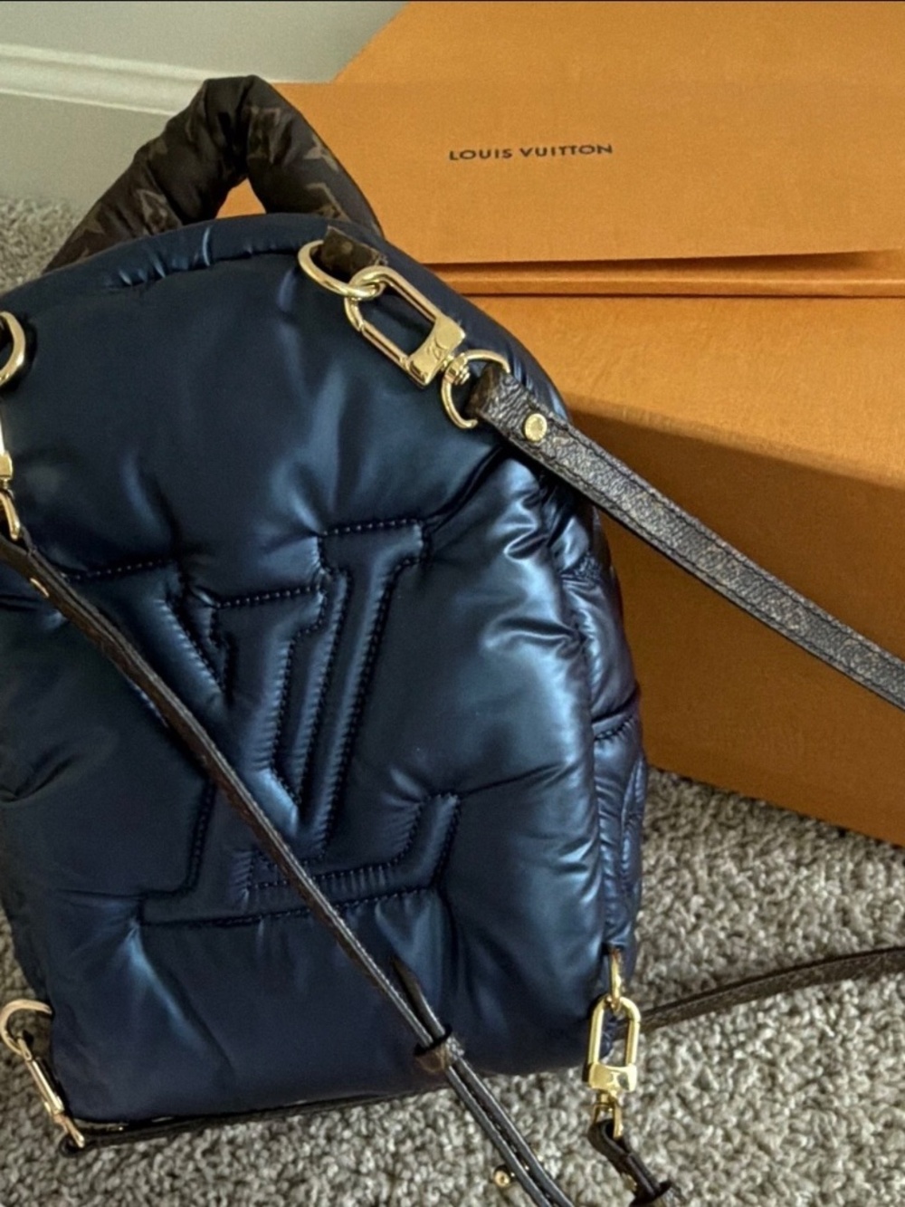 Louis vuitton palm spring mini blue - Picture 2 of 4